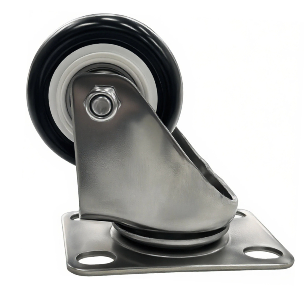 2-inch PVC Gold Diamond Swivel Caster Wheel