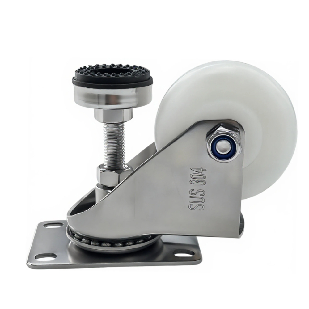 3-inch Height Adjustable PP Caster Wheel